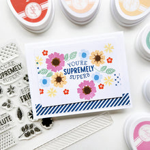 Load image into Gallery viewer, Catherine Pooler - Stamp - Yay Stripes. Available at Embellish Away located in Bowmanville Ontario Canada. Example by Catherine Pooler Designs.