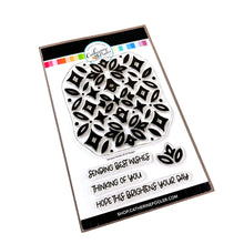 Charger l'image dans la galerie, Catherine Pooler - Stamp Set - Baroque Garden. Don't you love a sophisticated floral? The background design stamp in the Baroque Garden Stamp Set will pair perfectly with floral layering. Grab one of the sentiments to round out your card. Available at Embellish Away located in Bowmanville Ontario Canada.