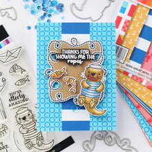 Charger l'image dans la galerie, Catherine Pooler - Patterned Paper - Bar Harbor. Anchors away! The Bar Harbor Patterned Paper represents the icons of the shores of North America with knots, anchors, buoys and of course, lobstah!! Available at Embellish Away located in Bowmanville Ontario Canada. Example by brand ambassador.