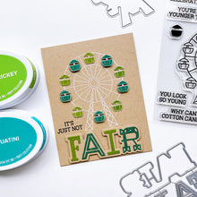 Load image into Gallery viewer, Catherine Pooler - Layered Word Dies - Fair. Perfect for adding flair to your cards and scrapbook pages- try the Fair Layered Word Die. Available at Embellish Away located in Bowmanville Ontario Canada. Example by brand ambassador.