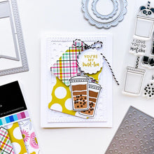 Load image into Gallery viewer, Catherine Pooler - Stamp & Die Set - Boba with My Best-tea. Sharing a drink with a friend is a favorite past time. Create your own boba, smoothie, or special iced drink with the fun Boba with My Best-tea Stamp Set and coordinating dies. Available at Embellish Away located in Bowmanville Ontario Canada Example by brand ambassador.