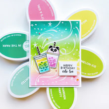 Load image into Gallery viewer, Catherine Pooler - Stamp & Die Set - Boba with My Best-tea. Sharing a drink with a friend is a favorite past time. Create your own boba, smoothie, or special iced drink with the fun Boba with My Best-tea Stamp Set and coordinating dies. Available at Embellish Away located in Bowmanville Ontario Canada Example by brand ambassador.