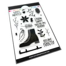 Load image into Gallery viewer, Catherine Pooler - Stamp & Die Set - Let's Go Skating. Get ready for some Winter fun this month! The Let's Go Skating Stamp Set is ready for fun with it's cute sentiments. Available at Embellish Away located in Bowmanville Ontario Canada.