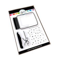 Load image into Gallery viewer, Catherine Pooler - Stamp & Die Set - Mason Jar. Build your own winter Pinterest craft with the Mason Jar Snow Globe Stamps & Dies. This pairing gives you everything you need to make your own paper snow globe cards and shakers. Available at Embellish Away located in Bowmanville Ontario Canada.