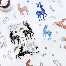 Load image into Gallery viewer, Catherine Pooler - Stamp & Die Set - Peaceful Deer. Create elegant, winter-themed cards. Available at Embellish Away located in Bowmanville Ontario Canada.
