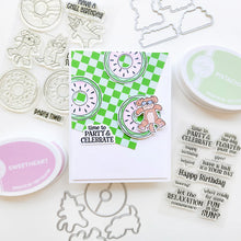 Load image into Gallery viewer, Catherine Pooler - Sentiments Stamp & Die Set - Sunny Birthday. Available at Embellish Away located in Bowmanville Ontario Canada. Example by Catherine Pooler Designs Ambassador.