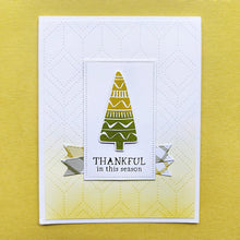 Load image into Gallery viewer, Catherine Pooler - Stamp & Die Set - Printed Trees. We adore patterned anything! Available at Embellish Away located in Bowmanville Ontario Canada. card by Catherine pooler Designs.