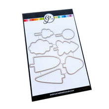 Load image into Gallery viewer, Catherine Pooler - Stamp & Die Set - Printed Trees. We adore patterned anything! Available at Embellish Away located in Bowmanville Ontario Canada.