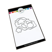 Load image into Gallery viewer, Catherine Pooler - Stamp & Die Set - Pumpkin Pick-Up. Straight from the farm, this Set is the quintessential fall image! Color in this large line art image of a vintage truck filled to the brim with hay, sunflowers and of course- the pumpkins! Available at Embellish Away located in Bowmanville Ontario Canada.