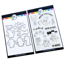 Load image into Gallery viewer, Catherine Pooler - Sentiments Stamp & Die Set - Santa's Crew. Available at Embellish Away located in Bowmanville Ontario Canada.