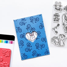 Load image into Gallery viewer, Catherine Pooler - Stamp & Die Set - School's Out. School's Out for the summer and these woodland buddies are ready for some outdoor play! Available at Embellish Away located in Bowmanville Ontario Canada. Example by brand ambassador.