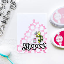 Load image into Gallery viewer, Catherine Pooler - Stamp & Die Set - School's Out. School's Out for the summer and these woodland buddies are ready for some outdoor play! Available at Embellish Away located in Bowmanville Ontario Canada. Example by brand ambassador.