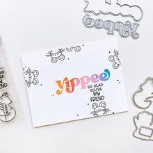 Load image into Gallery viewer, Catherine Pooler - Stamp & Die Set - School's Out. School's Out for the summer and these woodland buddies are ready for some outdoor play! Available at Embellish Away located in Bowmanville Ontario Canada. Example by brand ambassador.