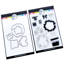 Load image into Gallery viewer, Catherine Pooler - Sentiments Stamp & Die Set - Season's Peekings. Available at Embellish Away located in Bowmanville Ontario Canada.