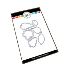 Load image into Gallery viewer, Catherine Pooler - Stamp & Die Set - Stamp-a-Side Leaves. You will certainly fall for the Stamp-a-Side Leaves Stamp & Die Set. You can stamp the whimsical patterned leaves with multiple ink colors or color the outline image with markers or blender pens. Available at Embellish Away located in Bowmanville Ontario Canada.
