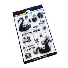 Load image into Gallery viewer, Catherine Pooler - Stamp & Die Set - Swim Sip Repeat. Available at Embellish Away located in Bowmanville Ontario Canada.