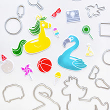 Load image into Gallery viewer, Catherine Pooler - Stamp & Die Set - Swim Sip Repeat. Available at Embellish Away located in Bowmanville Ontario Canada. Example by Catherine Pooler Designs Ambassador.