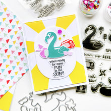 Load image into Gallery viewer, Catherine Pooler - Stamp & Die Set - Swim Sip Repeat. Available at Embellish Away located in Bowmanville Ontario Canada. Example by Catherine Pooler Designs Ambassador.