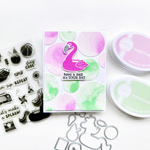 Load image into Gallery viewer, Catherine Pooler - Stamp & Die Set - Swim Sip Repeat. Available at Embellish Away located in Bowmanville Ontario Canada. Example by Catherine Pooler Designs Ambassador.