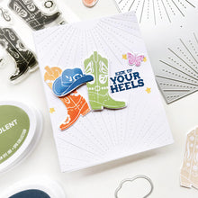 Load image into Gallery viewer, Catherine Pooler - Stamp & Die Set - These Boots. Available at Embellish Away located in Bowmanville Ontario Canada. Example by Catherine Pooler Designs.