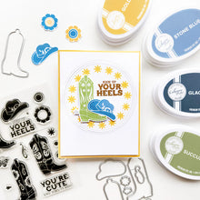 Load image into Gallery viewer, Catherine Pooler - Stamp & Die Set - These Boots. Available at Embellish Away located in Bowmanville Ontario Canada. Example by Catherine Pooler Designs.