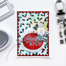 Load image into Gallery viewer, Catherine Pooler - Stamp & Die Set - Warm & Bright. Light glowing works of art, lamps and lanterns are a classic icon of warmth and home. Features these images with candles and greenery to "decorate" them for the winter season. Available at Embellish Away located in Bowmanville Ontario Canada. Example by brand ambassador.