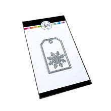 Load image into Gallery viewer, Catherine Pooler - Tag Die - Snowflake. This gift tag features a dotted edge pattern and additional snowflake die. Cut the snowflake from the tag or cut and paste it on for cards, projects and more! Available at Embellish Away located in Bowmanville Ontario Canada.