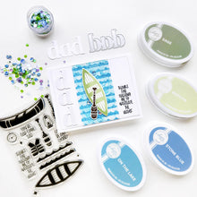 Load image into Gallery viewer, Catherine Pooler - Word Die - Just Dad. Available at Embellish Away located in Bowmanville Ontario Canada. Example by Catherine Pooler Designs brand Ambassador.