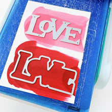 Load image into Gallery viewer, Catherine Pooler - Word Dies - Retro Love. You can always find a reason to send a little love someone's way... The Retro Love Word Die is a layered word die that was created to coordinate with the Music to My Ears Stamp Set and Dies. Available at Embellish Away located in Bowmanville Ontario Canada.
