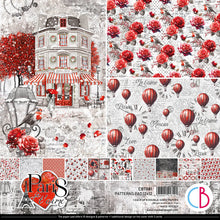Charger l'image dans la galerie, Ciao Bella - 12x12 Patterns Pad - 8/Pkg - Paris Je t’aime. “Paris Je t’aime” is an elegant and modern collection that celebrates Paris with a refined combination of white, black, and red details. Available at Embellish Away located in Bowmanville Ontario Canada.