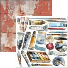 Load image into Gallery viewer, Ciao Bella - 6X6 Fussy Cut Pad - An Artist Journey. Includes 24 Sheets. Available at Embellish Away located in Bowmanville Ontario Canada.