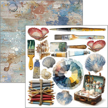 Load image into Gallery viewer, Ciao Bella - 6X6 Fussy Cut Pad - An Artist Journey. Includes 24 Sheets. Available at Embellish Away located in Bowmanville Ontario Canada.