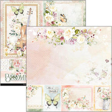 Load image into Gallery viewer, Ciao Bella - 8x8 Paper Pad - 12/Pkg - Blooming. Winter has passed: the sun gets warmer, the days are longer and bring us to the season of fragrant blossoms, coloured petals and sparkling air that slowly advances... there is no doubt, Spring is upon us! Available at Embellish Away located in Bowmanville Ontario Canada