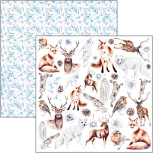 Load image into Gallery viewer, Ciao Bella - 8x8 Paper Pad - 12/Pkg - Winter Journey. With beautiful snowy images the Winter Journey collection has a cool color palette of ice blue and white perfect for your Winter projects and greeting cards. Available at Embellish Away located in Bowmanville Ontario Canada