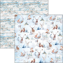 Load image into Gallery viewer, Ciao Bella - 8x8 Paper Pad - 12/Pkg - Winter Journey. With beautiful snowy images the Winter Journey collection has a cool color palette of ice blue and white perfect for your Winter projects and greeting cards. Available at Embellish Away located in Bowmanville Ontario Canada