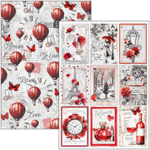 Charger l'image dans la galerie, Ciao Bella - Creative Pad A4 9/Pkg - Paris Je t’aime. An elegant and modern collection that celebrates Paris with a refined combination of white, black, and red details. Available at Embellish Away located in Bowmanville Ontario Canada