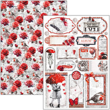 Charger l'image dans la galerie, Ciao Bella - Creative Pad A4 9/Pkg - Paris Je t’aime. An elegant and modern collection that celebrates Paris with a refined combination of white, black, and red details. Available at Embellish Away located in Bowmanville Ontario Canada