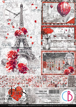 Charger l'image dans la galerie, Ciao Bella - Creative Pad A4 9/Pkg - Paris Je t’aime. An elegant and modern collection that celebrates Paris with a refined combination of white, black, and red details. Available at Embellish Away located in Bowmanville Ontario Canada