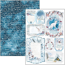 Load image into Gallery viewer, Ciao Bella - Creative Pad A4 9/Pkg - Winter Journey. With beautiful snowy images the Winter Journey collection has a cool color palette of ice blue and white perfect for your Winter projects and greeting cards. Available at Embellish Away located in Bowmanville Ontario Canada