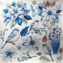 Charger l'image dans la galerie, Ciao Bella - Deluxe Paper 6"x6" - 5/Pkg - Elegance of Blue Paper Silver. Available at Embellish Away located in Bowmanville Ontario Canada.
