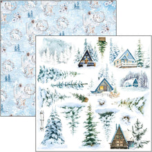 Charger l'image dans la galerie, Ciao Bella - Fussy Cut Pad 6x6 24/Pkg - Winter Journey. With beautiful snowy images the Winter Journey collection has a cool color palette of ice blue and white perfect for your Winter projects and greeting cards. Available at Embellish Away located in Bowmanville Ontario Canada.