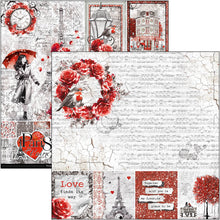 Charger l'image dans la galerie, Ciao Bella - Pad 12x12 - 12/Pkg - Paris Je t’aime. “Paris Je t’aime” is an elegant and modern collection that celebrates Paris with a refined combination of white, black, and red details. Available at Embellish Away located in Bowmanville Ontario Canada.