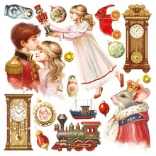 Charger l'image dans la galerie, Ciao Bella - Vellum Fussy Cut 6"x6" - 6/Pkg - The Nutcracker. The warm and inviting tones of lights and lanterns create a magical atmosphere, perfect for embracing the spirit of Christmas. Available at Embellish Away located in Bowmanville Ontario Canada.