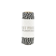 Load image into Gallery viewer, Craft Perfect - Striped Bakers Twine. Craft Perfect Striped Bakers Twine is a classic baker's twine style and a high-quality cord making it perfect for decorating a number of paper craft and mixed media projects. Available at Embellish Away located in Bowmanville Ontario Canada.