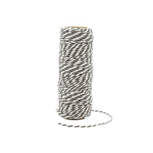 Load image into Gallery viewer, Craft Perfect - Striped Bakers Twine. Craft Perfect Striped Bakers Twine is a classic baker's twine style and a high-quality cord making it perfect for decorating a number of paper craft and mixed media projects. Available at Embellish Away located in Bowmanville Ontario Canada.