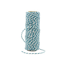 Load image into Gallery viewer, Craft Perfect - Striped Bakers Twine. Craft Perfect Striped Bakers Twine is a classic baker's twine style and a high-quality cord making it perfect for decorating a number of paper craft and mixed media projects. Available at Embellish Away located in Bowmanville Ontario Canada.