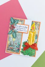 Charger l'image dans la galerie, Crafter's Companion - Die - Christmas by Candlelight - Traditional Candle. Size: 2.4'' x 5.7'' Available at Embellish Away in Bowmanville Ontario Canada. Example by brand ambassador.