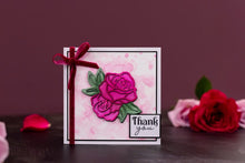 Charger l'image dans la galerie, Crafter's Companion - Sara Signature Clear Stamp - Sending Blooms. Set of 13 acrylic. Size: 5'' x 7''. At Embellish Away in Bowmanville Ontario Canada. Example by brand ambassador.