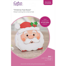 Charger l'image dans la galerie, Bring a 3D element to your Christmas crafting this year using our 3D Character Boxes! Using our universal template, create your box and with the Christmas die sets, you can decorate your box to resemble 1 of 6 different festive characters. Imported. Available at Embellish Away located in Bowmanville Ontario Canada.