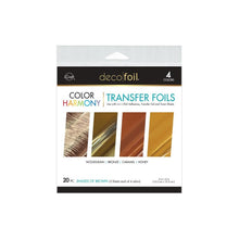 Load image into Gallery viewer, Deco Foil - Harmony Foil Pack - 6X6 - 20 Sheets - Select from Drop Down